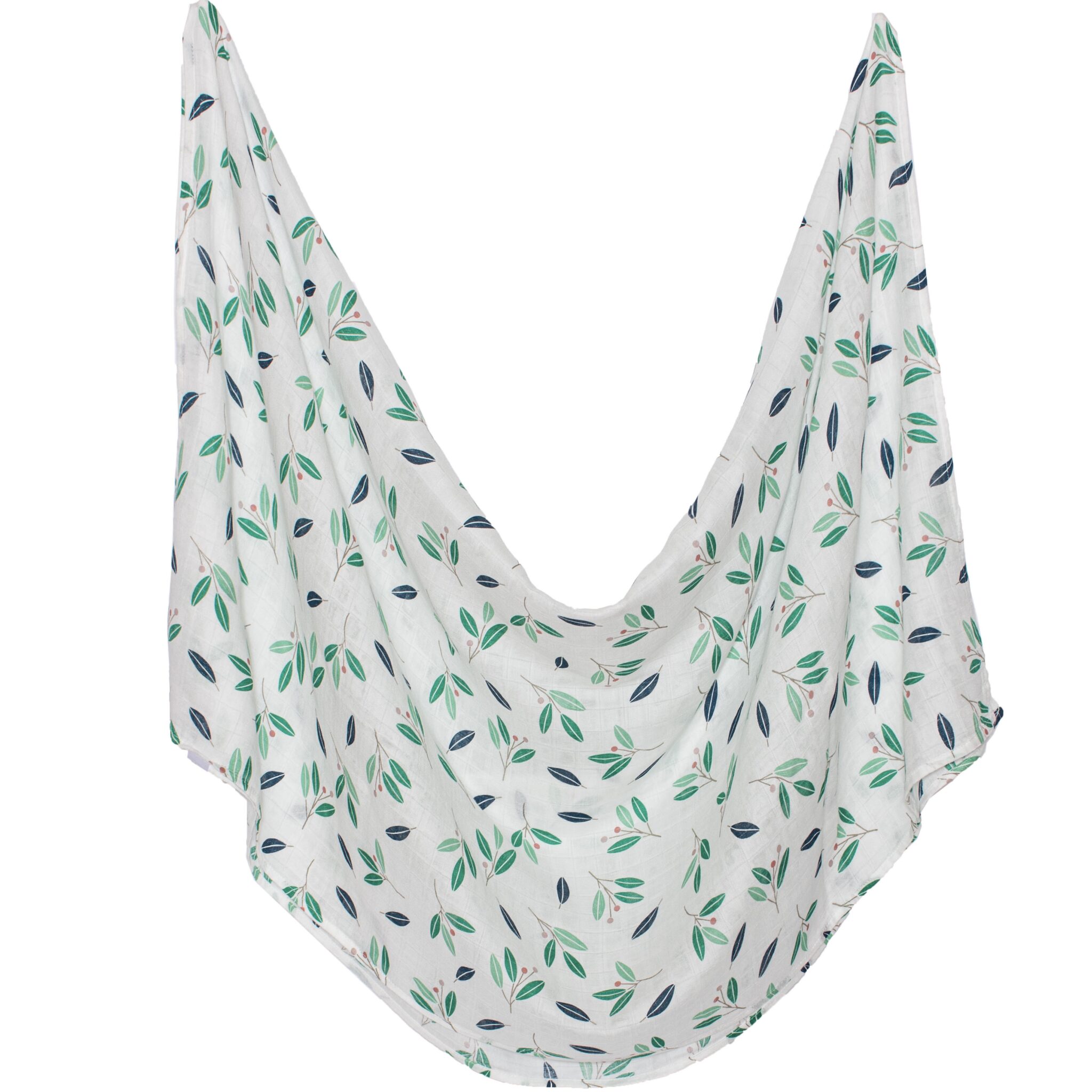 Bamboo Cotton Swaddle Native Leaves Tinker Tot Baby